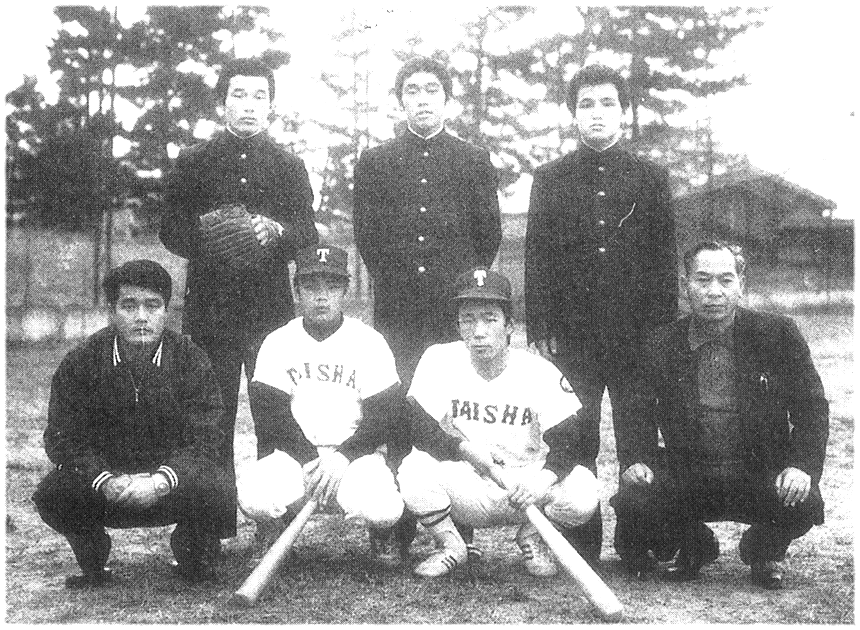 昭和46年の野球部員写真
