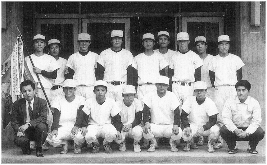昭和47年の野球部員写真